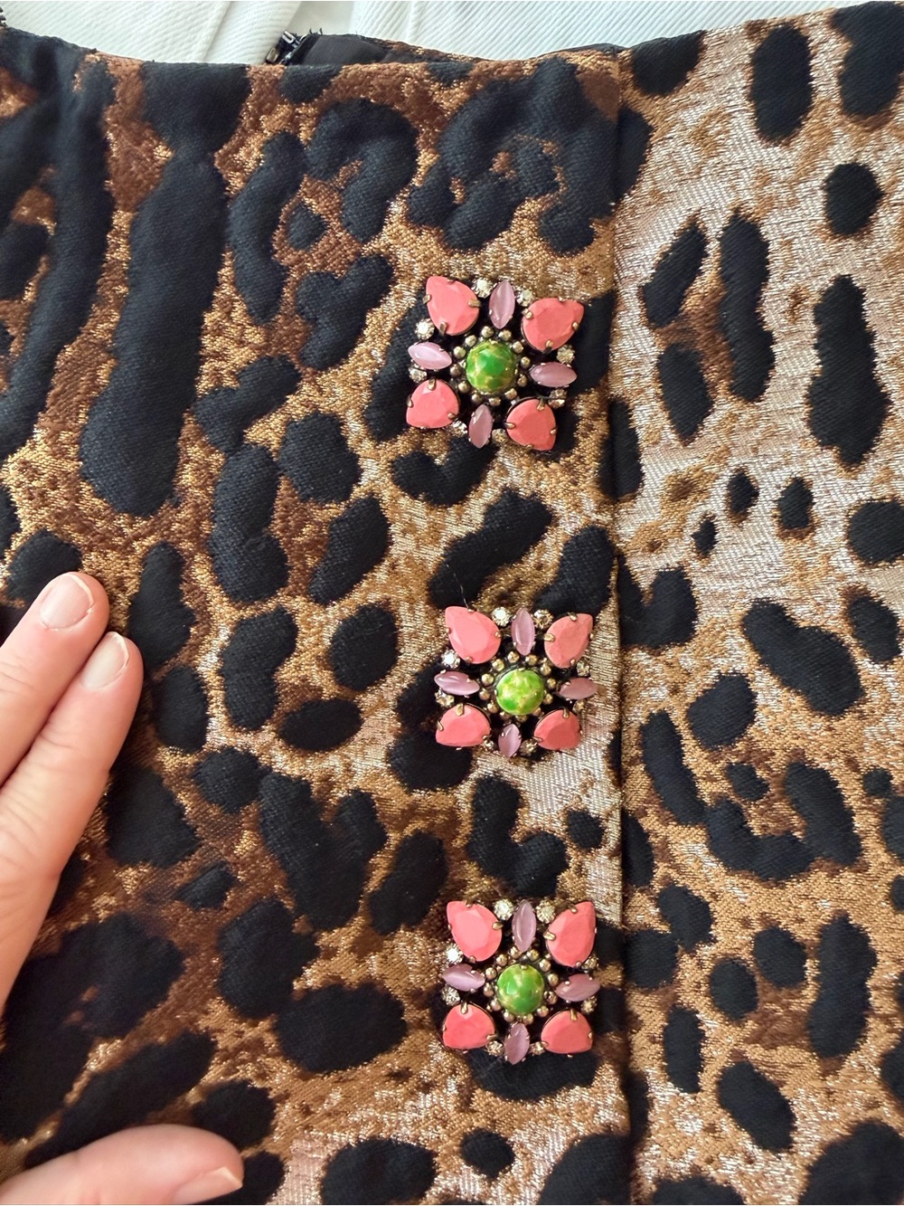 Dolce & Gabbana Leopard Micro Mini Skirt - Picture 6 of 8